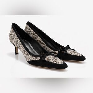 Stuart Weitzman Tweed Kitten Heels Size 7.5